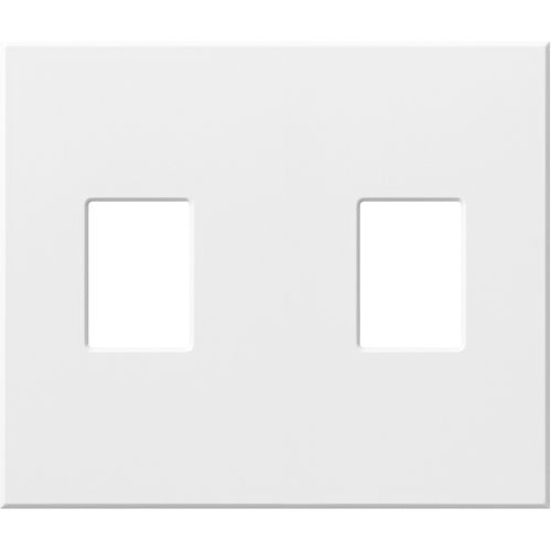 Lutron Nova T wall plate in Bright Brass