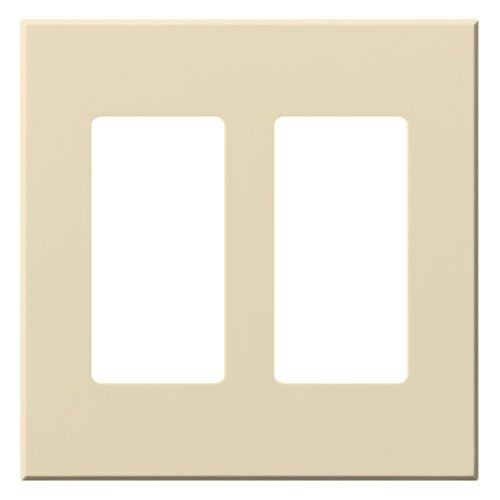 Lutron Architectural 2-gang wall plate in Beige