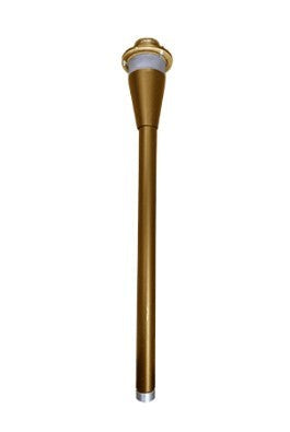 Westgate 22 in 12V AC/DC 5W 200LM RGBW Antique Brass LED Path Light AA-STEM-22-RGBW-PB-AZ