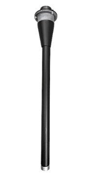 Westgate 22 in 12V AC/DC 5W 200LM RGBW Black LED Path Light AA-STEM-22-RGBW-PB-BK