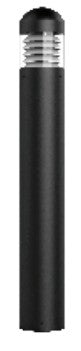 Westgate BOL-G2-107D-MCTP-BK Head - 14W/19W/24W LED bollard light 30K/40K/50K black