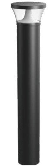Westgate 8W/13W/18W/25W 130 LM/W 3000K/4000K/5000K Black LED Bollard Light BOL-G5-101-MCTP-BK
