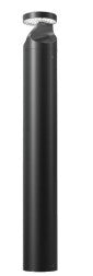 Westgate 5W/8W/12W/15W 130 LM/W 3000K/4000K/5000K Black LED Bollard Light BOL-G5-401-MCTP-BK