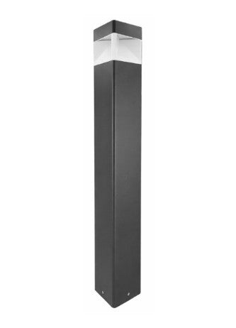 Westgate BOL-G8-100Q-MCTP-BK 10W/18W/25W LED bollard light 30K/40K/50K black