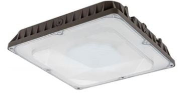 Westgate 120-277V 30W/40W/60W/80W 120 LM/W 4000K Dark Bronze LED Canopy Light CDLX-LG-30-80W-40K