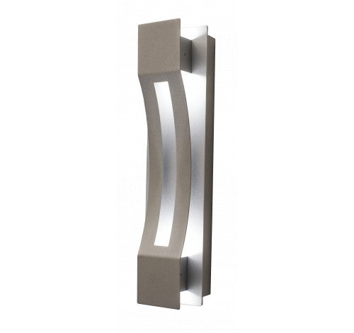 Westgate 10W(2.5WX4) 5000K Crest Curve LED Wall Sconce 100-277V AC Silver CRE-04-50K-SIL
