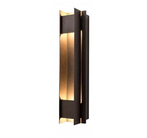 Westgate 10W(2.5WX4) 4000K Crest Passage LED Wall Sconce 100-277V AC Dark Bronze CRE-07-40K-BR