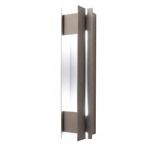 Westgate 10W(2.5WX4) 4000K Crest Passage LED Wall Sconce 100-277V AC Silver CRE-07-40K-SIL