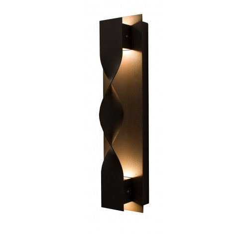 Westgate 10W(2.5WX4) 4000K Crest Crush LED Wall Sconce 100-277V AC Dark Bronze CRE-08-40K-BR