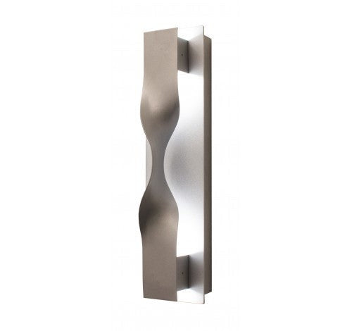 Westgate 8 in 20W(5WX4) 5000K Architectural LED Wall Sconce Silver Finish CRE-HL20-08-50K-SIL