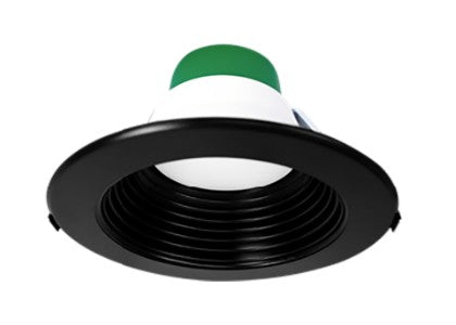 Westgate 6 in Black Commercial Recessed Light Accessory CRLE6-TRM-BK
