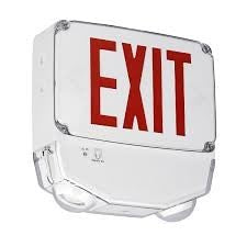 Westgate CWLEZXTE2RG 3.6W per head exit sign combo