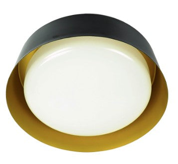 Westgate 120V 25W 2350LM 3000K/4000K/5000K Brushed Gold LED Flush Mount Ceiling Light FCD-13-MCT-BG
