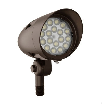 Westgate 120-277V 10W/20W/30W 120 LM/W 4000K Bronze LED Bullet Flood Light FLDX-MD-10-30W-40K-BR