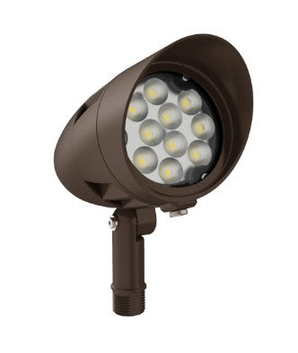 Westgate 120-277V 15W 1800LM 3000K Bronze LED Bullet Flood Light FLDX-SM-15W-30K-BR