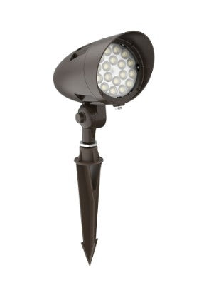 Westgate 12V AC/DC 24W 2900LM 4000K Bronze LED Landscape Bullet Flood Light FLVX-MD-24W-40K-BR