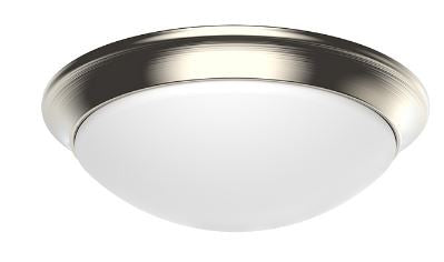 Westgate FMD-13-MCT5-BN 24W LED flush mount light 2700K/3000K/3500K/4000K/5000K brushed nickel