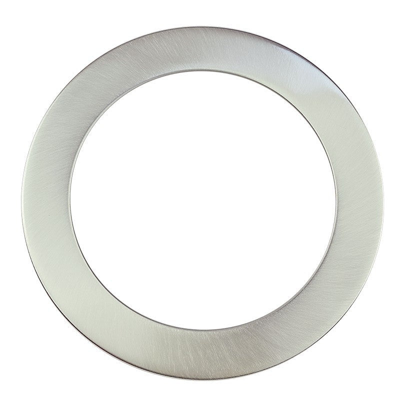Westgate 6 Inch Round Brushed Nickel Finish Flush Mount Trim Ring FML-R6-TRM-BN