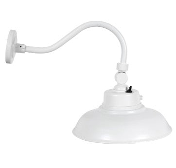 Westgate GNB-40W-MCT-WH-P 40W LED gooseneck barn light 3000K/4000K/5000K white