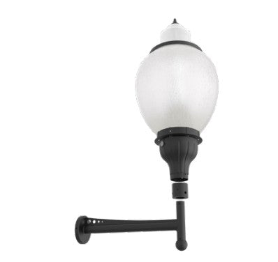 Westgate Black Post Top Light Accessory GPAB-WM-REDUCER-BK