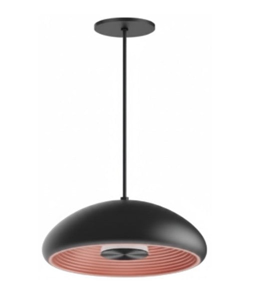 Westgate 12W 540LM 3000K Black LED Cylinder Light LCEU-12-30K-BK