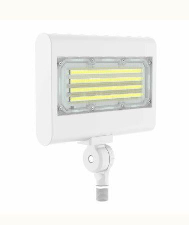 Westgate 120-277V 30W/40W/50W 130LM/W 3000K/4000K/5000K/57K White LED Flood Light LFX-MD-30-50W-MCTP-KN-WH-P