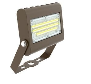 Westgate LFX-SM-10-30W-50K-TR Selectable Wattages (10W/15W/20W/30W) LED flood light 5000K dark bronze