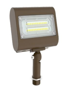 Westgate 120-277V 15W 1950LM 4000K Dark Bronze LED Flood Light LFX-XS-15W-40K-KN