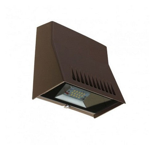 Westgate 12W 4000K 1300LM LED Mini Cutoff Wall Pack Dark Bronze Finish LMW-12W-40K