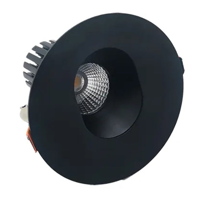 Westgate 10W 700LM 2700K/3000K/3500K/4000K/5000K Black LED Recessed Downlight LRD-10W-MCT5-4WTRSL-BK