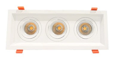 Westgate LRD-WTM3-WH recessed light trim white