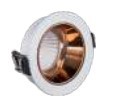 Westgate 3 in Matte Gold Recessed Light Trim LRD-WTR3-MG