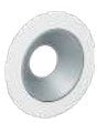 Westgate 4 in Haze Recessed Light Trim LRD-WTR4-HZ
