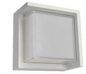 Westgate 120V 12W 650LM 3000K/4000K/5000K White LED Architectural Wall Light LRS-H-MCT-C90-WH