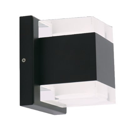 Westgate LRS-J-MCT-C90-BK 20W LED architectural wall light 3000K/ 4000K/ 5000K black