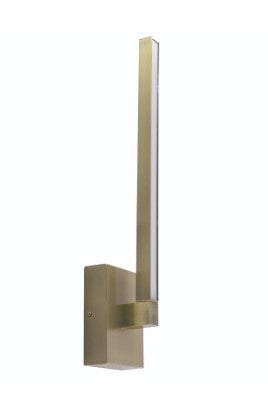 Westgate 120V 14W 980LM 2700K/3000K/3500K/4000K/5000K Brushed Brass LED Vanity Light LVS-WS-21-MCT5-BB