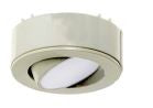 Westgate 120V 4.5W 250LM 4000K Brushed Nickel Adjustable LED Puck Light PL120ADJ-40K-BN