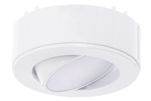Westgate 120V 4.5W 250LM 4000K White Adjustable LED Puck Light PL120ADJ-40K-WH