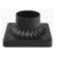 Westgate PML-BASE-BK post mount lantern base black