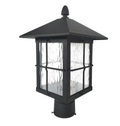 Westgate PML-MCT-BK 12W LED post mount lantern 3000K/4000K/5000K black