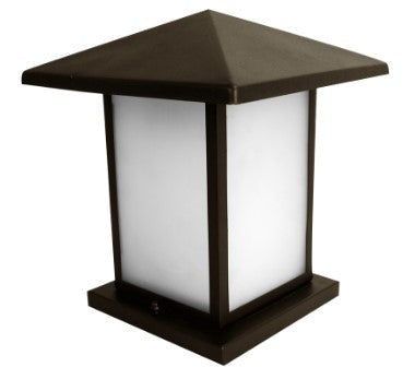 Westgate 120V 12W 345LM 3000K/4000K/5000K Oil-Rubbed Bronze LED Pier Mount Light PML-S-MCT-ORB