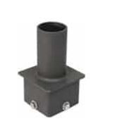 Westgate 3 Inch Square Pole Vertical Tenon Adapter Bronze PSS3SVTZ