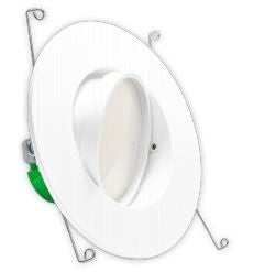 Westgate RDL6-ADJ-MCT5 11W adjustable LED recessed downlight trim 2700K/3000K/3500K/4000K/5000K white