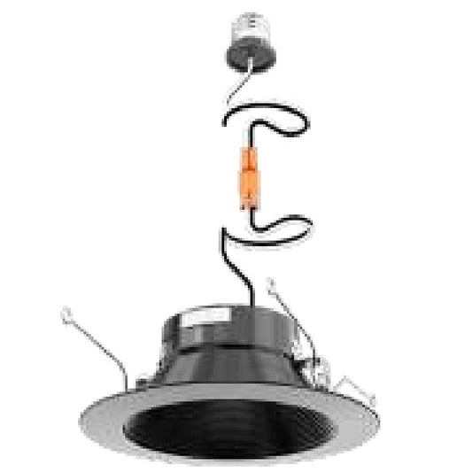 Westgate RDMF6-MCT5-BK 8W/10W/13W recessed light trim 27K/30K/35K/40K/50K black