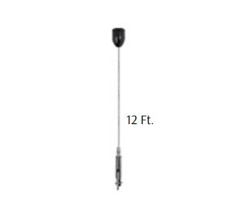 Westgate SCL-CCK-12FT-BK lighting suspension cable black