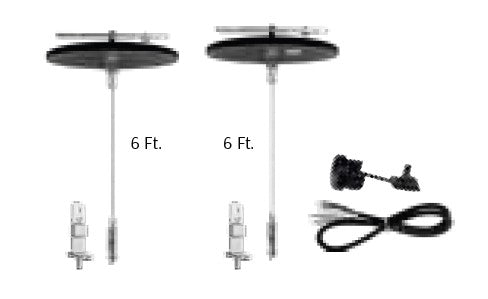 Westgate 12 ft Black Lighting Accessory SCL-CSK-12FT-BK