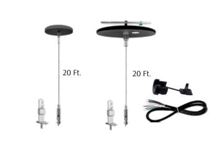 Westgate 20 ft Black Lighting Suspension Cable SCL-CSMK-20FT-BK
