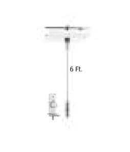 Westgate SCL-CSQ1P-6FT-NC lighting connector accessory