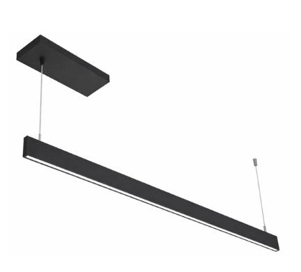 Westgate 6 ft 15W/23W/30W 80LM/W 2700K/3000K/3500K/4000K/5000K Black Architectural Linear LED Light SCSSL-UD-AP-6FT-MCTP-BK