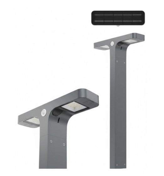 Westgate 4W 730LM 4000K Solar LED Bollard Light SOLB-BSPD-MS-40K